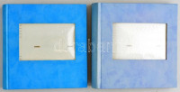 2 db képeslap berakó egyenként 200 férőhellyel / 2 postcard albums for 200 postcards each (21 x 22 cm)