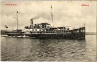 1918 Balaton, Baross gőzhajó. Mérei Ignác kiadása 1910