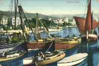 Abbazia, Hafen / port with ships  (EK)
