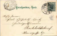 1904 Wien, Vienna, Bécs; Maria-Theresia Monument / street view, monument, horse-drawn tram, coat of arms. Art Nouveau, litho (EK)