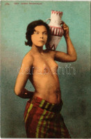 Jeune Mauresque / half-naked Moor woman