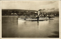 1935 DDSG 'HABSBURG' oldalkerekes személyszállító gőzhajó / sidewheeler passenger steamship (EK)