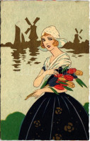 1929 Lady art postcard. 'ULTRA' 2193.