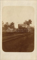 Gőzmozdony, vonat / Locomotive, train. photo