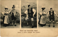 Mirz'l und Schorschel Eckert, Humor u. seriös. Gesangs-Duo (Jodler) / Yodeling singers (EK)