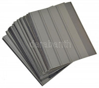 50 db 4 soros fekete stecklap fóliavédővel 156x112 mm, új és jó állapotban