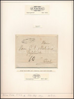 1834 Portós levél kiállítás lapon 'v.CASCHAU' - Pesth
