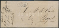 1842 Portós levél 'GROSS / CANISA'