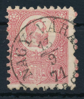 1871 Kőnyomat 5kr képbe fogazott, hibátlan bélyeg 'NAGY-VÁRA(D / VÁROS)'