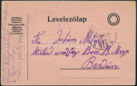 1917 Tábori posta levelezőlap 'TP 414 b'