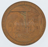 Kovács Dezső (1921-) 1970. 'Schréder Rezső / 100 éves a Fémkohászattani Tanszék 1870-1970' bronz emlékérem (55mm) T:1-