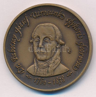 Bogár Lívia (1957-) 1985. 'Dr. Babocsay József városunk egykori főorvosa / 100 éves a Kanizsai Városi Kórház 1885-1985' kétoldalas bronz emlékérem (42,5mm) T:1- CS 25.