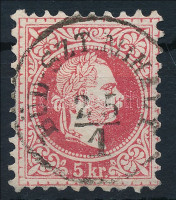 1867 5kr 'BÜD-SZT-MIHÁLY' (Gudlin 250 pont)