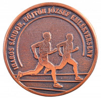 2004. 'Iharos Sándor, Söjtör József emlékverseny / 20. Nemzetközi atlétikai verseny 2004. Hungary - Honvéd kupa' kétoldalas Cu emlékérem (58mm) T:1-