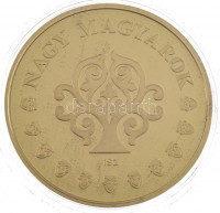 ifj. Szlávics László (1959-) 2011. 'Nagy Magyarok / Petőfi Sándor' aranyozott Cu emlékérem tanúsítvánnyal (40mm) T:PP