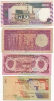 Afganisztán 1990. 100A + Albánia 200L + Irán 1951-1953. 100R + DN (1986-2005) 2000R T:II-III- közte anyaghiány, firka, kis szakadásAfghanistan 1990. 100 Afghanis + Albania 200 Leke + Iran 1951-1953. 100 Rials + ND (1986-2005) 2000 Rials