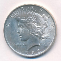 Amerikai Egyesült Államok 1923. 1$ Ag 'Béke' T:1-USA 1923. 1 Dollar Ag 'Peace' C:AUKrause KM#150