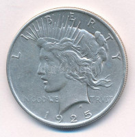 Amerikai Egyesült Államok 1925. 1$ Ag 'Béke' T:1-,2 ph.USA 1925. One Dollar Ag 'Peace' C:AU,XF edge error Krause KM#150