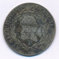 Ausztria 1806A 20kr Ag 'I. Ferenc' T:3 patina, nagyobb karcokAustria 1806A 20 Kreuzer Ag 'Franz I' C:F patina, larger scratchesKrause KM#2141