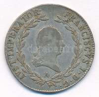 Ausztria 1823A 20kr Ag 'I. Ferenc' T:2-,3 patina Austria 1823A 20 Kreuzer Ag 'Franz I' C:VF,F patina Krause KM#2143