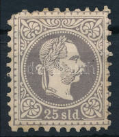 Magyar posta Romániában 25sld (sarokhiány / missing corner)