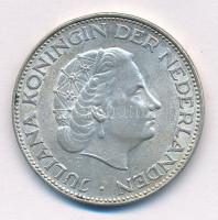 Hollandia 1966. 2 1/2G Ag 'Julianna' T:2 patinaNetherlands 1966. 2 1/2 Gulden Ag 'Juliana' C:XF patinaKrause KM#185