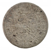 Német Államok / Szilézia 1707FN 3kr Ag 'I. József' Boroszló (1,42g) T:2,2- patina, repedés German States / Silesia 1707FN 3 Kreuzer Ag 'Joseph I' Breslau (1,42g) C:XF,VF patina, crackKrause KM#687