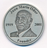 Aruba DN 'Aruba - Numizmatikai Múzeum / Juan Mario Odor - 1919-2001 - Alapító' fém emlékérem (38mm) T:1Aruba ND 'Aruba - Numismatic Museum / Juan Mario Odor - 1919-2001 - Founder' metal medallion (38mm) C:UNC