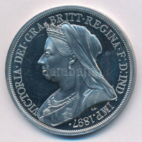 Ausztrália DN 'Viktória királynő' kétoldalas fém emlékérem (38mm) T:PPAustralia ND 'Queen Victoria' two-sided metal medallion (38mm) C:PP