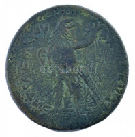 Ptolemaida Egyiptom / III. Ptolemaiosz Euergetész Kr. e. 246-222. Drachma bronz (46,33g) T:2-Ptolemaic Kingdom / Ptolemy III Euergetes 246-222. BC. Drachma bronze 'BASILEOS PTOLEMAIOU - cornucopiae in left field' (46,33g) C:VF