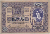 1918. 10.000K '00000 0000' modern másolat 'COPY' jelzéssel T:I