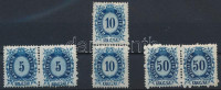 1874 Távírda Réznyomat 2 klf pár