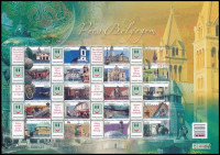 2009 Pécs bélyegem - Értékjelzés nélkül promóciós teljes ív (12.500)