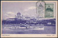 1947 Repülő IV. 20f korabeli CM alkalmi bélyegzéssel