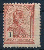 1900 Turul 1K képbe fogazva, 3. vagy 4. vízjelállás (11.000)