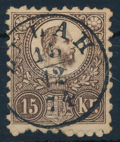 1871 Réznyomat 15kr, alul beszorult foglyukak 'ZILAH'