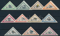 1952 Madarak (I.) vágott sor (**20.000)