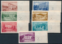 1953 Üdülők vágott ívszéli sor (**16.000)