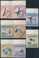 1954 Repülőnap ívszéli vágott sor (12.000) (ívszélen falc / hinge on the margin)