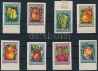 1954 Gyümölcsök ívszéli vágott sor (**15.000)