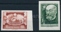 1957 Eszperantó mozgalom vágott sor (**10.000)