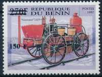 2000 Mozdony felülnyomott bélyeg Mi 1299