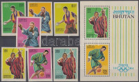1964 Nyári olimpia, Tokió vágott sor Mi 31 B-37 B + blokk Mi 1 C