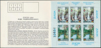 2001 Europa CEPT: Éltető víz bélyegfüzet Mi MH 3 (200-201 C)