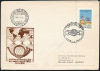 1984 A Postai és Távközlési Állandó Bizottság 25. ülése vágott bélyeg FDC-n
