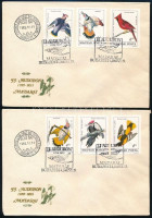 1985 Madarak (XI.) vágott sor 2 db FDC-n (7.000)