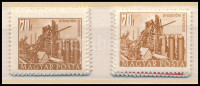 1953 Épületek (II.) 2 db nagy képméretű sor (12.000)
