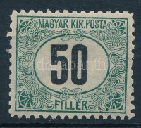 1903 Zöldportó 50f B típus, 11 1/2 fogazással (240.000)