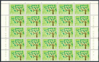 1962 Europa CEPT sor 50-es hajtott teljes ívekben Mi 364-365