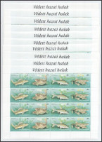 1997 Védett hazai halak 10 db teljes ív (22.000)